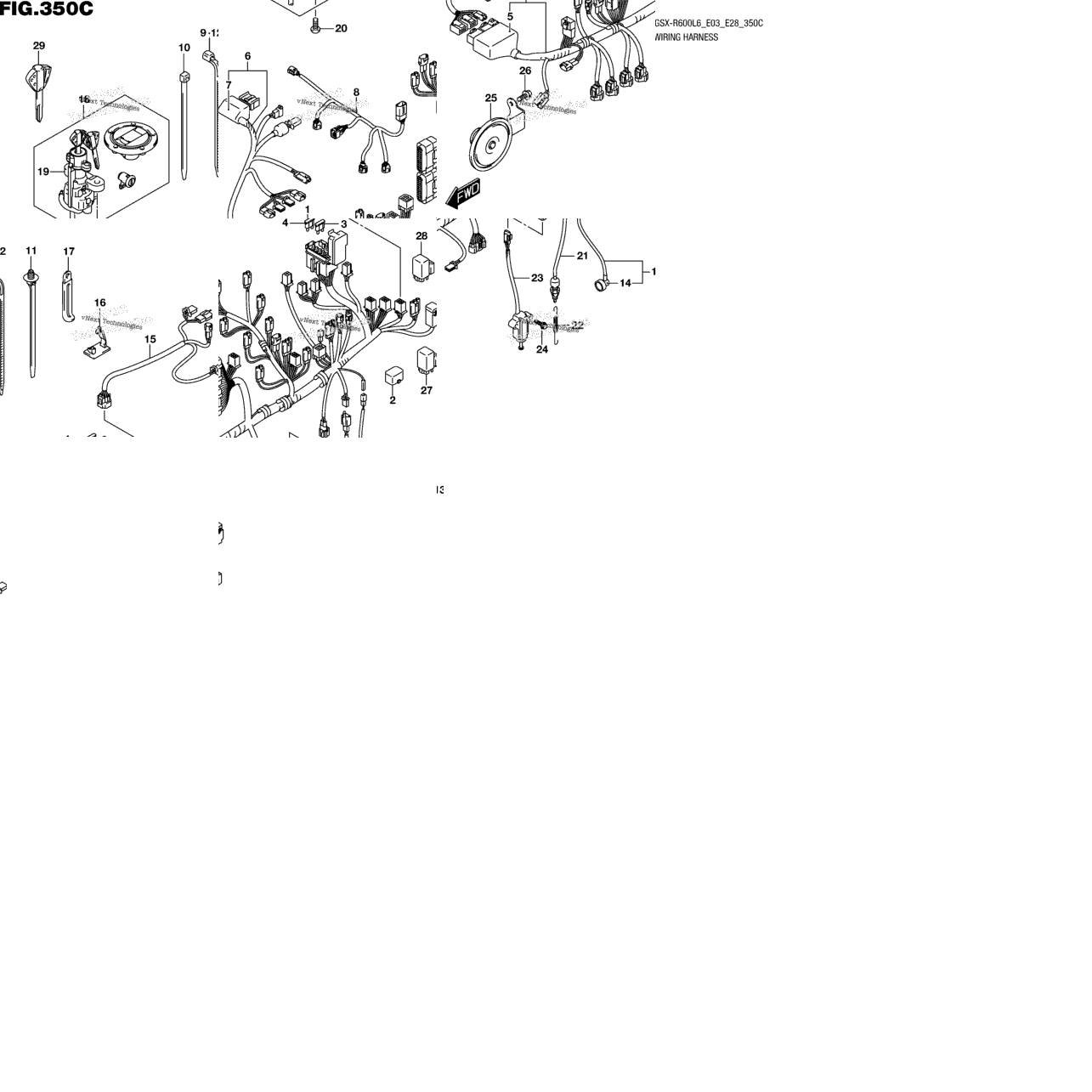 Wiring Harness (Gsx-R600l6 E33)