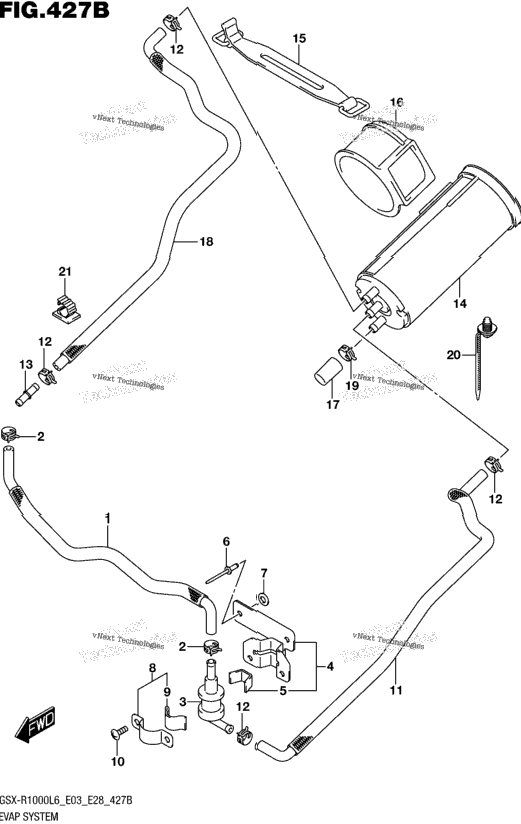 Evap System (Gsx-R1000al6 E33)