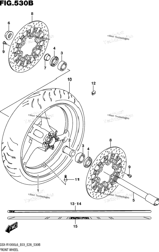 Front Wheel (Gsx-R1000l6 E28)