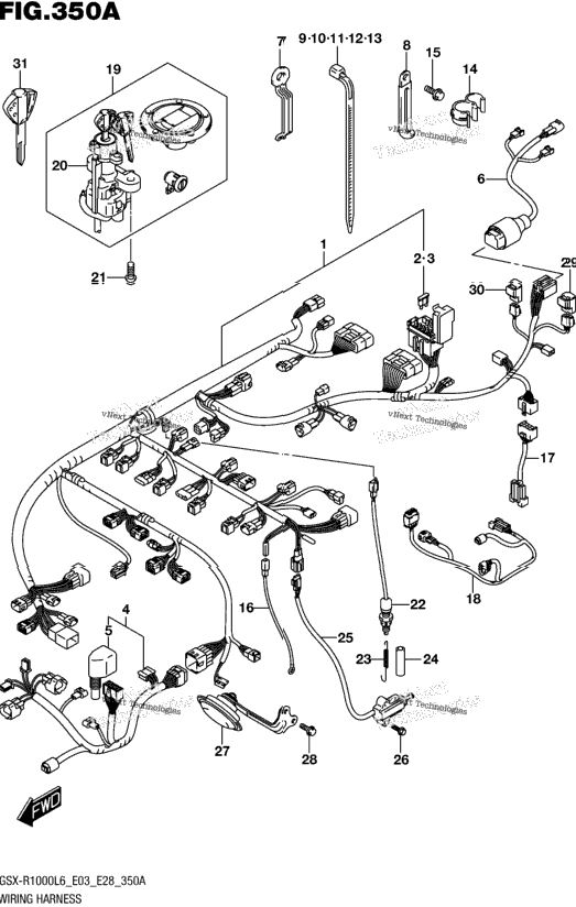Wiring Harness (Gsx-R1000l6 E03)