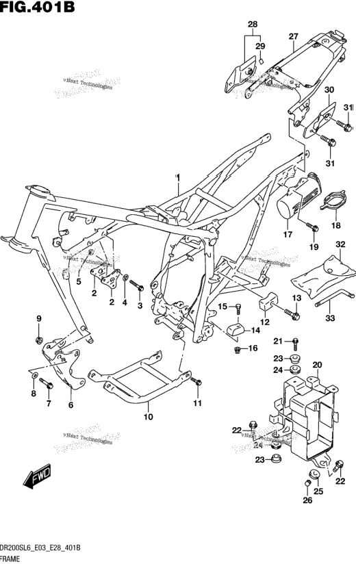 Frame (Dr200sl6 E28)