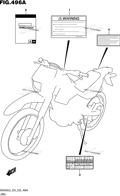 Label (Dr200sl6 E03)