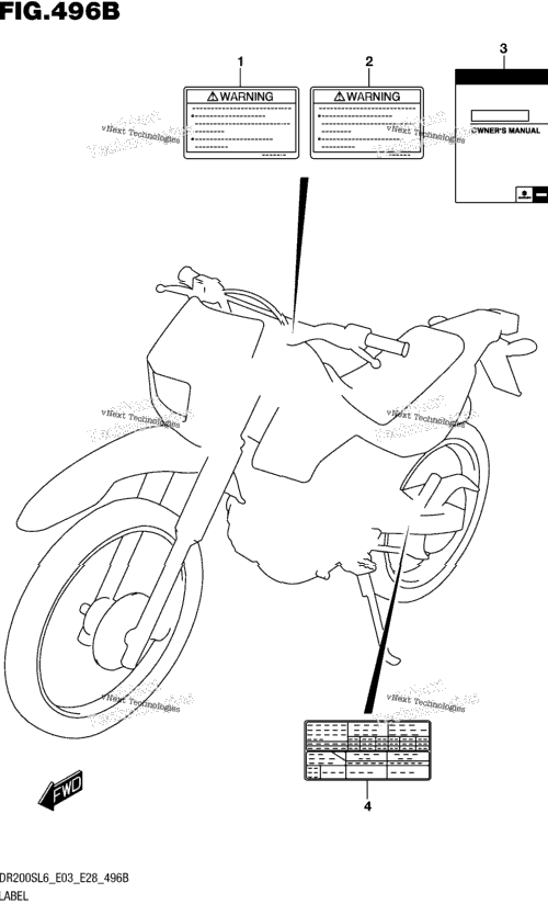 Label (Dr200sl6 E28)