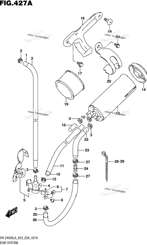 Evap System (Dr-Z400sl6 E33)