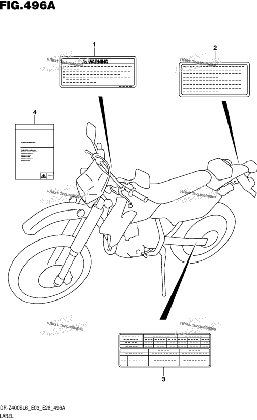 Label (Dr-Z400sl6 E03)