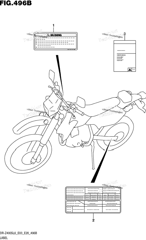 Label (Dr-Z400sl6 E28)