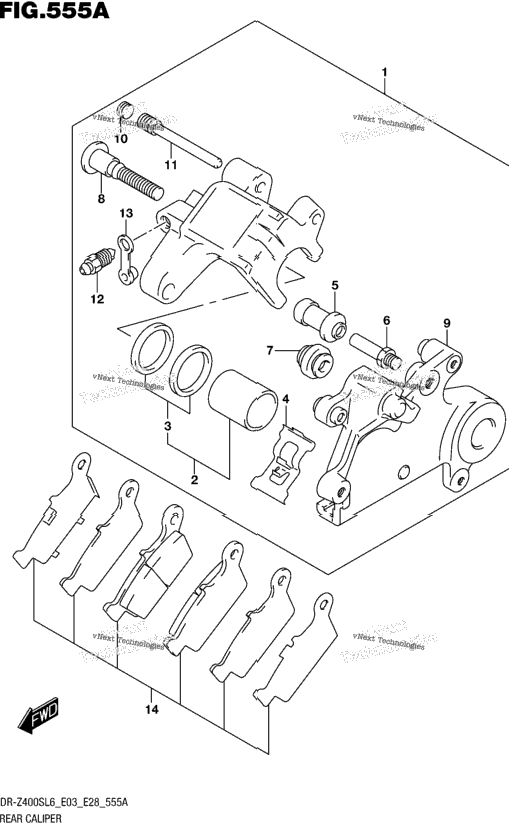 Rear Caliper