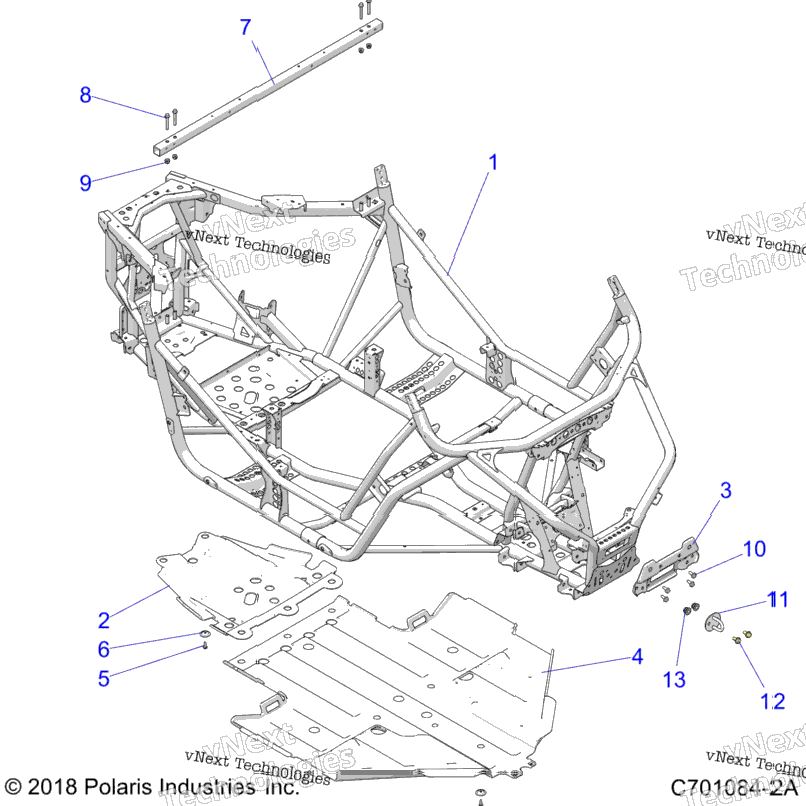 Chassis, Main Frame And Skid Plate Z24ase99f5/Sc5/F5