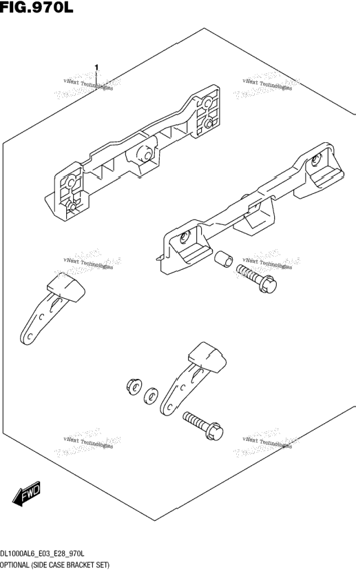 Optional (Side Case Bracket Set)