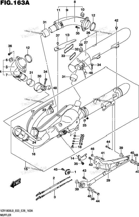 Muffler (Vzr1800l8 E28)