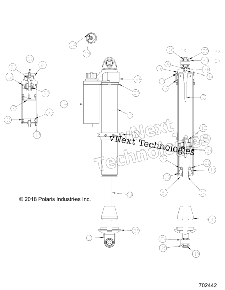 Suspension, Front Shock Internals Z24ase99f5/Sc5/F5