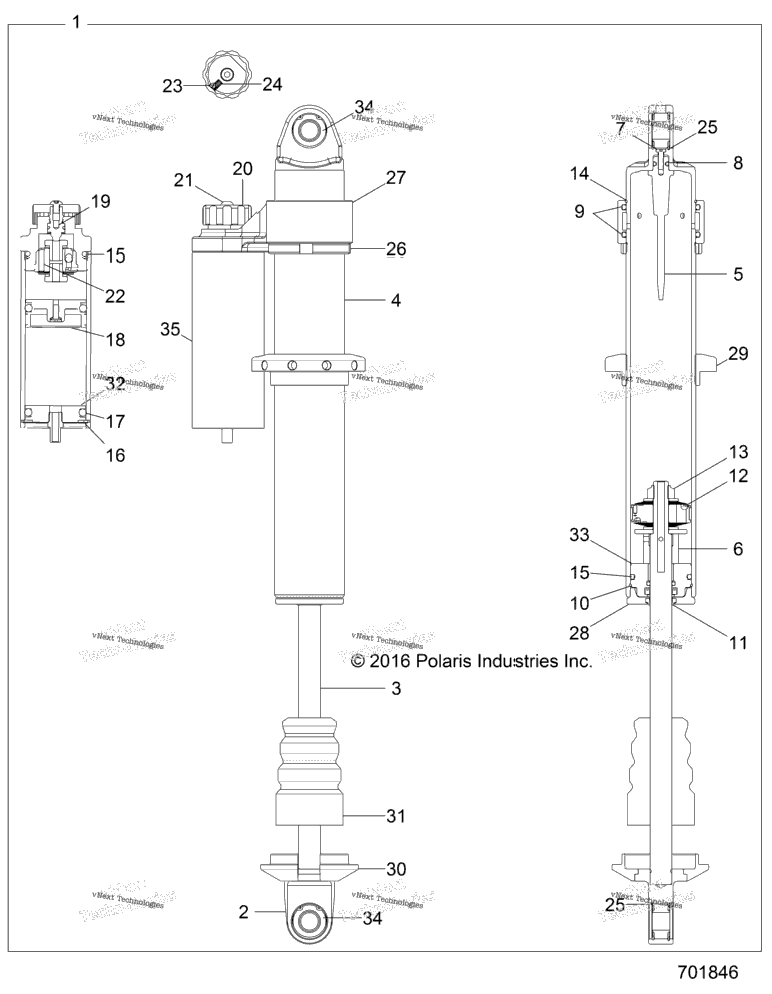 Suspension, Rear Shock Internals Z24ase99f5/Sc5/F5