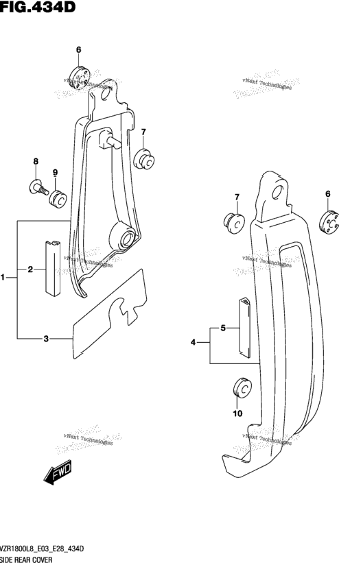 Side Rear Cover (Vzr1800bzl8 E33)