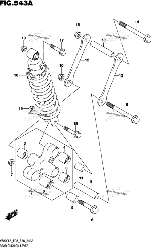 Rear Cushion Lever
