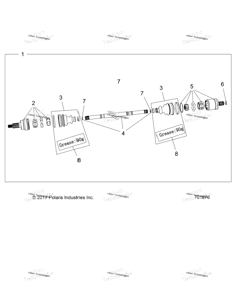 Drive Train, Front Half Shaft
