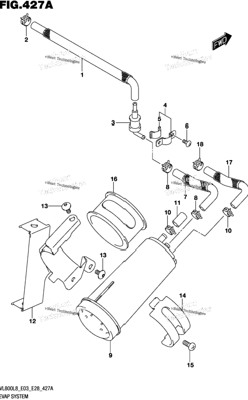 Evap System (Vl800l8 E33)