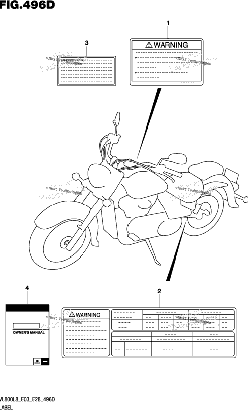 Label (Vl800tl8 E03)