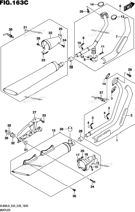 Muffler (Vl800l8 E33)