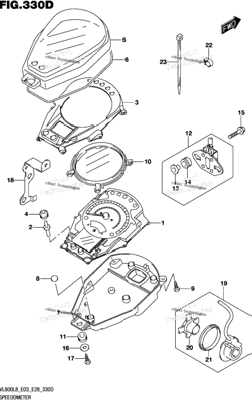 Speedometer (Vl800tl8 E03)
