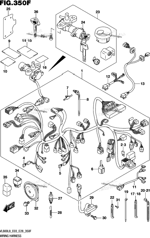 Wiring Harness (Vl800tl8 E33)