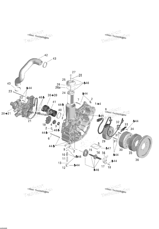 Pto Cover And Magneto