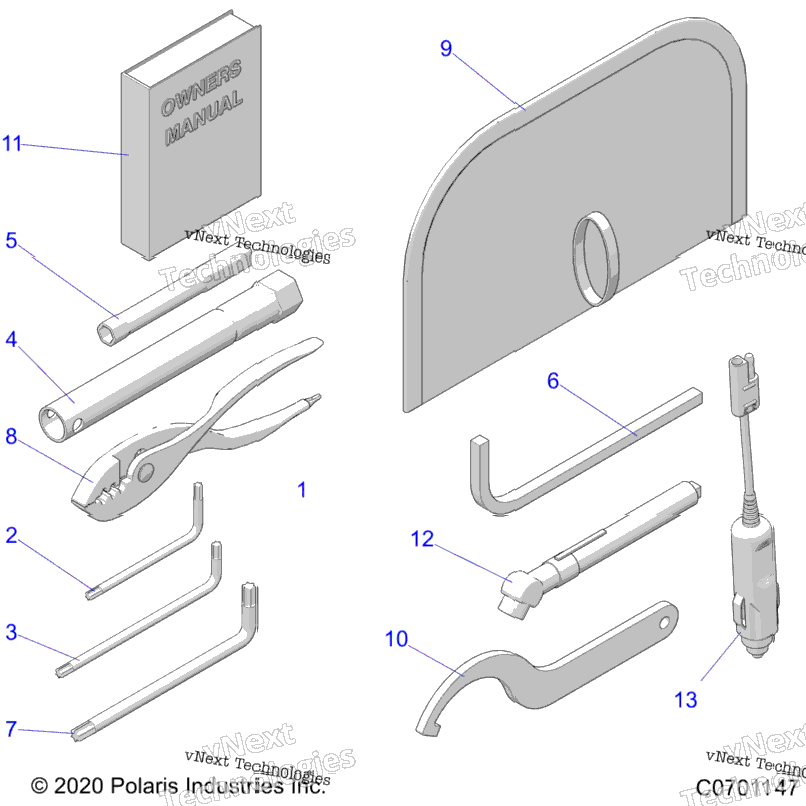Reference, Owners Manual And Tool Kit