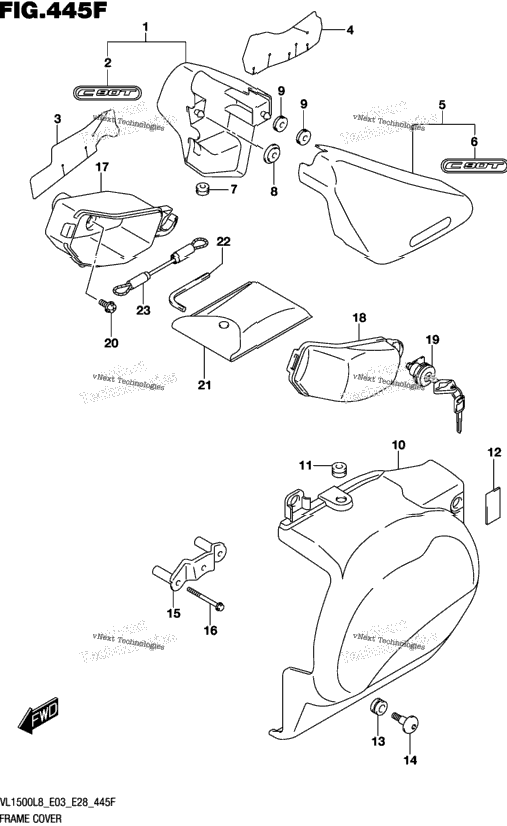 Frame Cover (Vl1500tl8 E28)