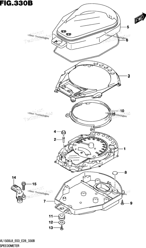 Speedometer (Vl1500bl8 E28)