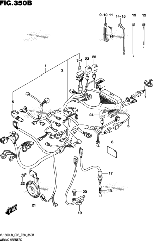 Wiring Harness (Vl1500bl8 E28)