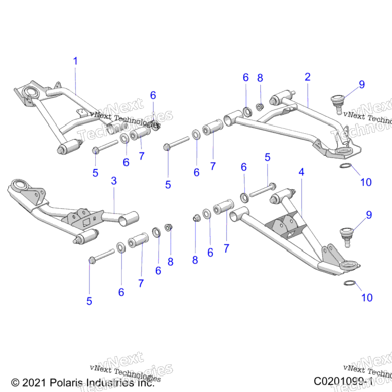 Suspension, Front Control Arms
