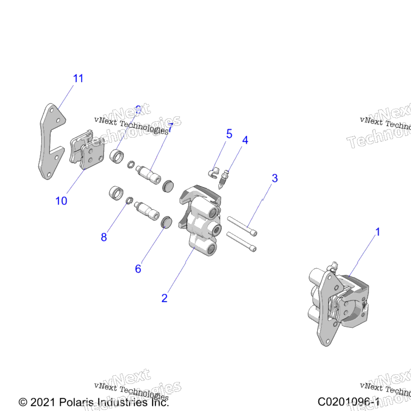 Brakes, Caliper, Front