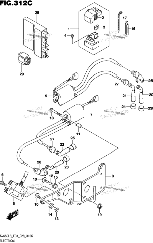 Electrical (Sv650al8 E28)