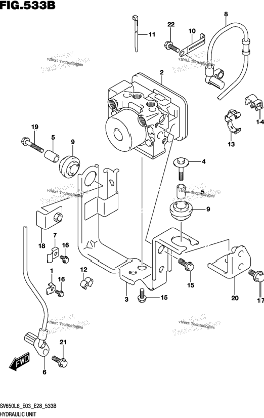 Hydraulic Unit (Sv650al8 E33)