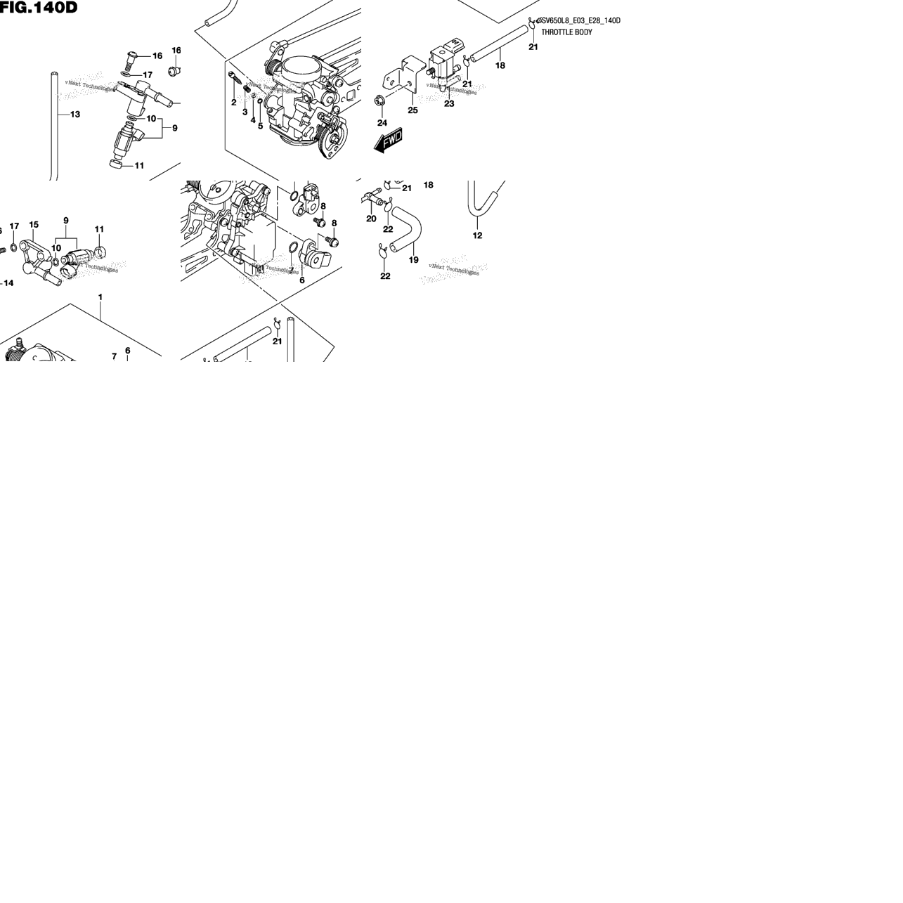 Throttle Body (Sv650al8 E33)