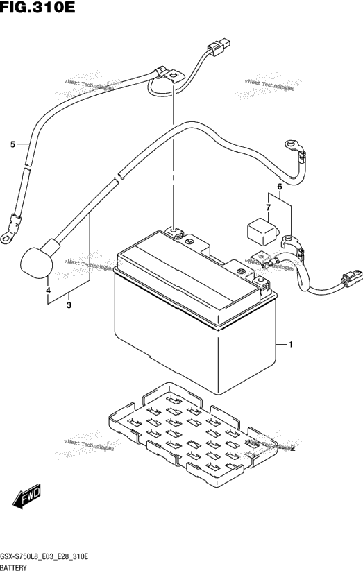 Battery (Gsx-S750al8 E28)