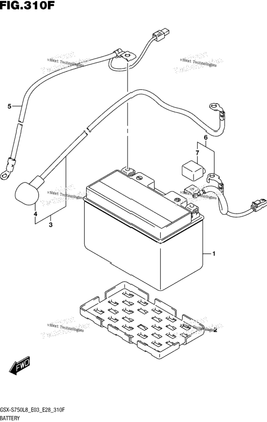Battery (Gsx-S750al8 E33)