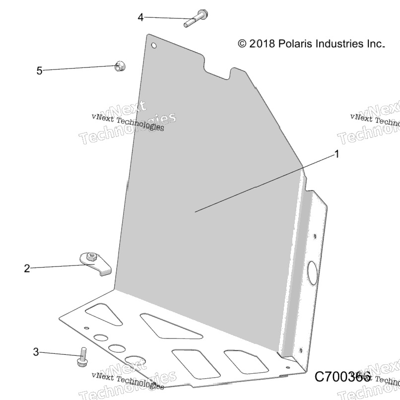 Body, Mud Cover Rear