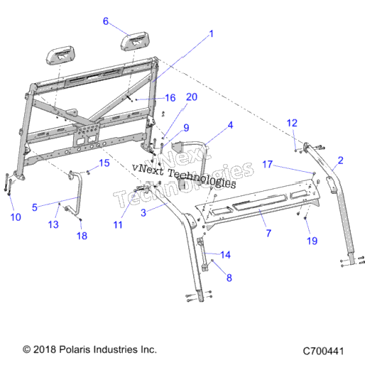 Chassis, Cab Frame