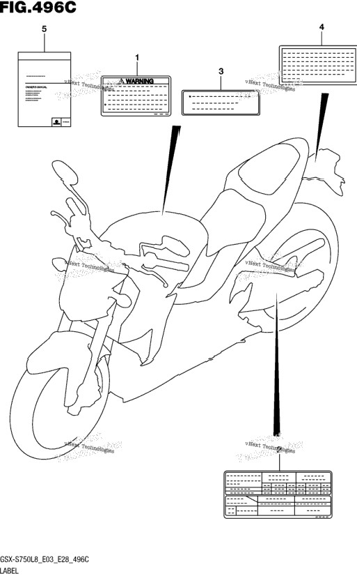 Label (Gsx-S750zl8 E03)