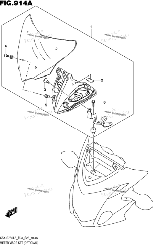 Meter Visor Set (Optional)