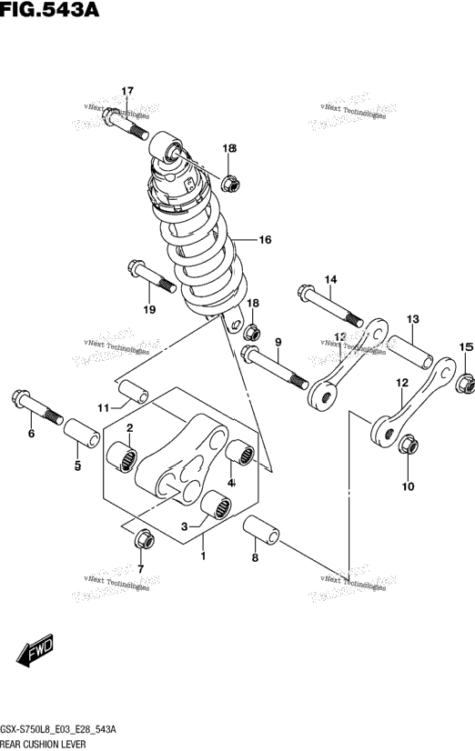 Rear Cushion Lever