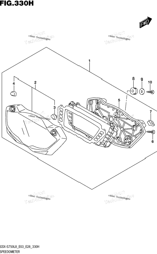 Speedometer (Gsx-S750azl8 E33)