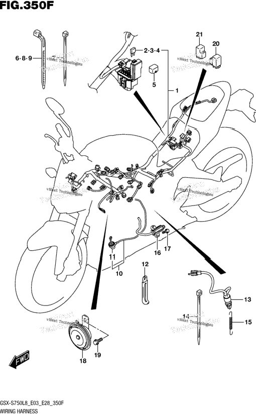 Wiring Harness (Gsx-S750al8 E33)