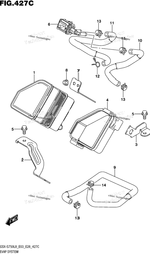 Evap System (Gsx-S750al8 E33)