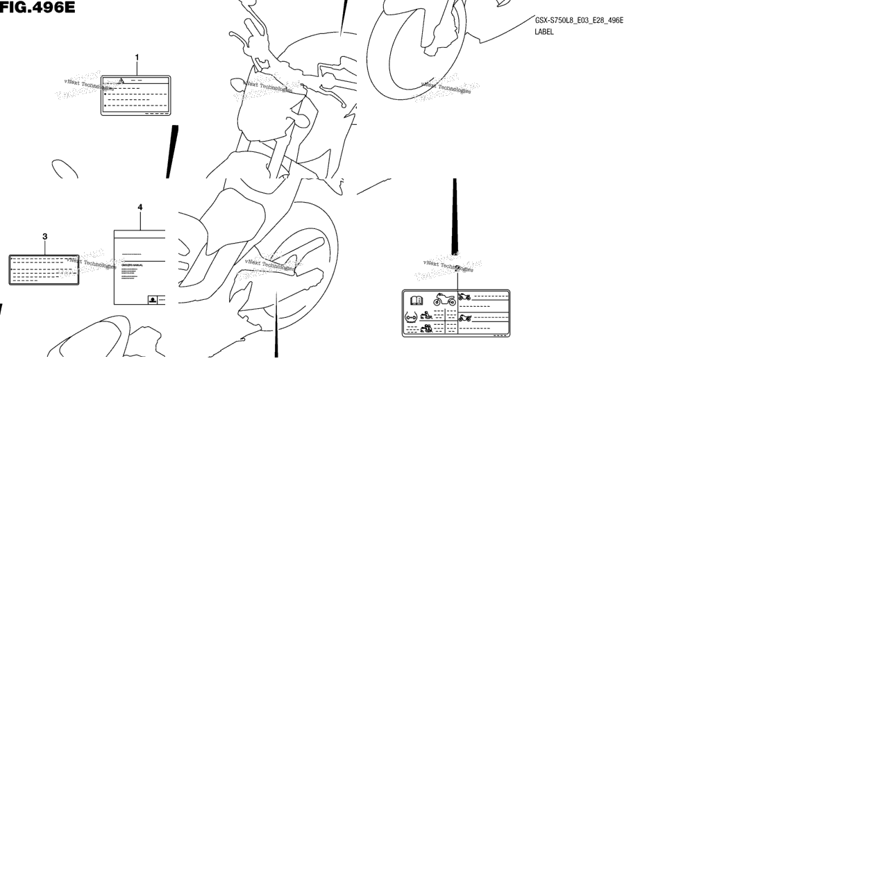 Label (Gsx-S750al8 E28)