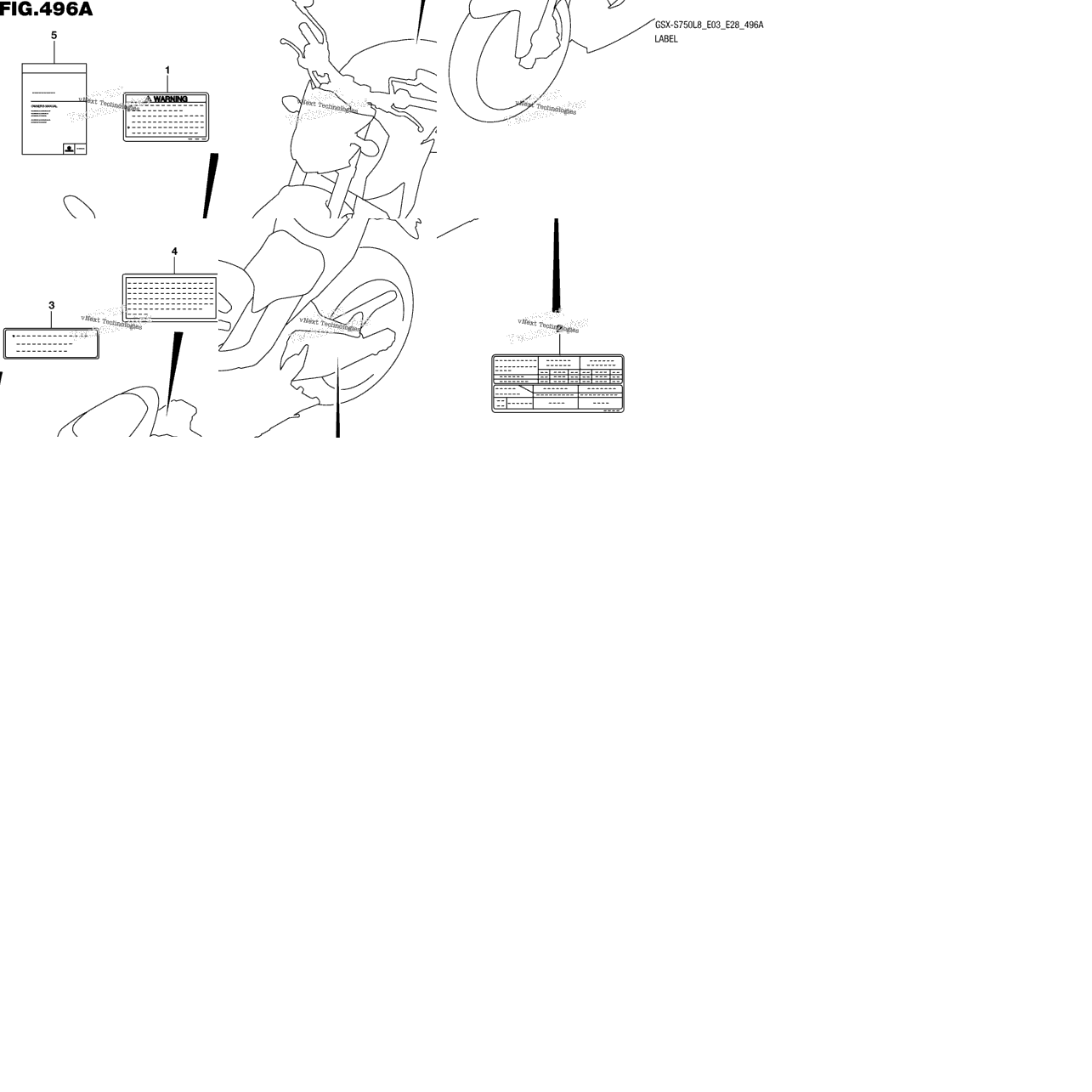 Label (Gsx-S750l8 E03)