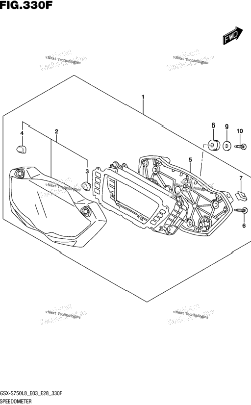 Speedometer (Gsx-S750al8 E33)