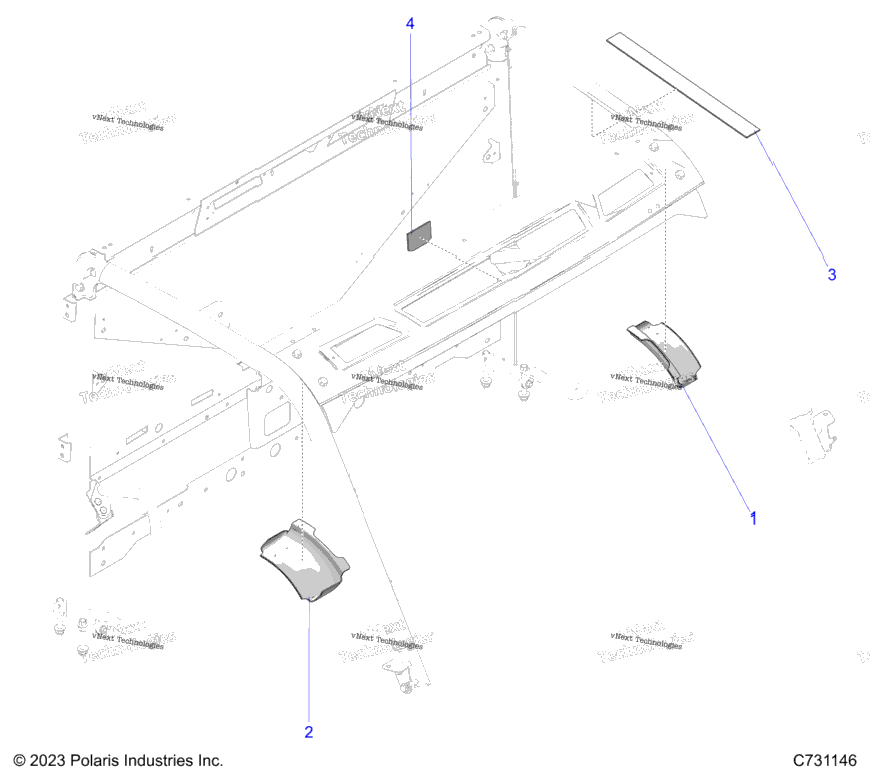 Chassis, Edge Covers, Trctr R24rrs99c/Rrp99c