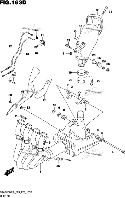 Muffler (Gsx-S1000azl8 E28)