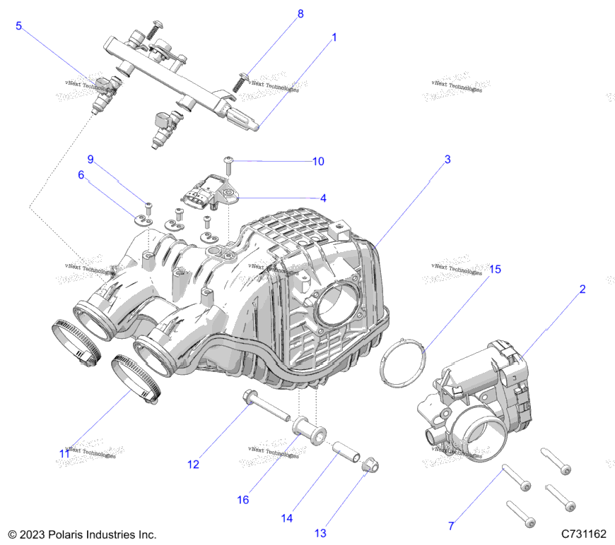 Engine, Air Intake Manifold R24rre99fj/Rrs99cj/F9/Fj/C9/Ck/Rrp99cj
